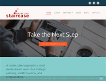 Tablet Screenshot of marketingstaircase.com